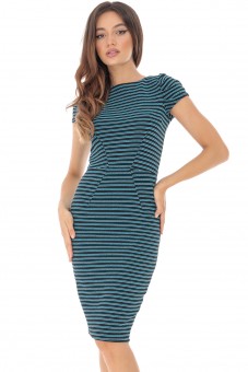 Rochie in dungi, bodycon - ROH - DR3916