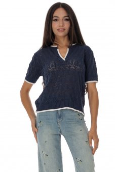 Bluza tricotate din bumbac in Blumarin Roh BR2966