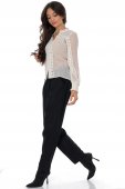 Pantaloni dama casual cu buzunare  Negru Aimelia TR568