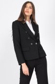 Sacou clasic de office Negru Roh JR662