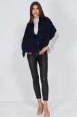 Sal multifunctional din amestesc de lana, bleumarin ROH BR2796