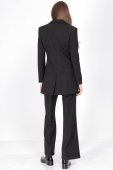 Sacou elegant de birou cu buzunare Negru Roh JR661