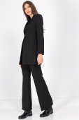 Sacou elegant de birou cu buzunare Negru Roh JR661