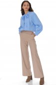 Pantaloni office cu buzunare Beige Roh TR560