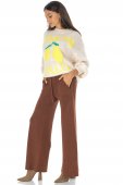 Pantaloni casual tricotată cu buzunare Maro ROH TR555