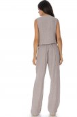Compleu casual din doua piese din in Bej Roh TR587