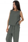 Compleu din doua piese din in Kaki Roh TR588
