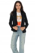 Sacou clasic de office Negru Roh JR662