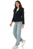 Sacou clasic de office Negru Roh JR662